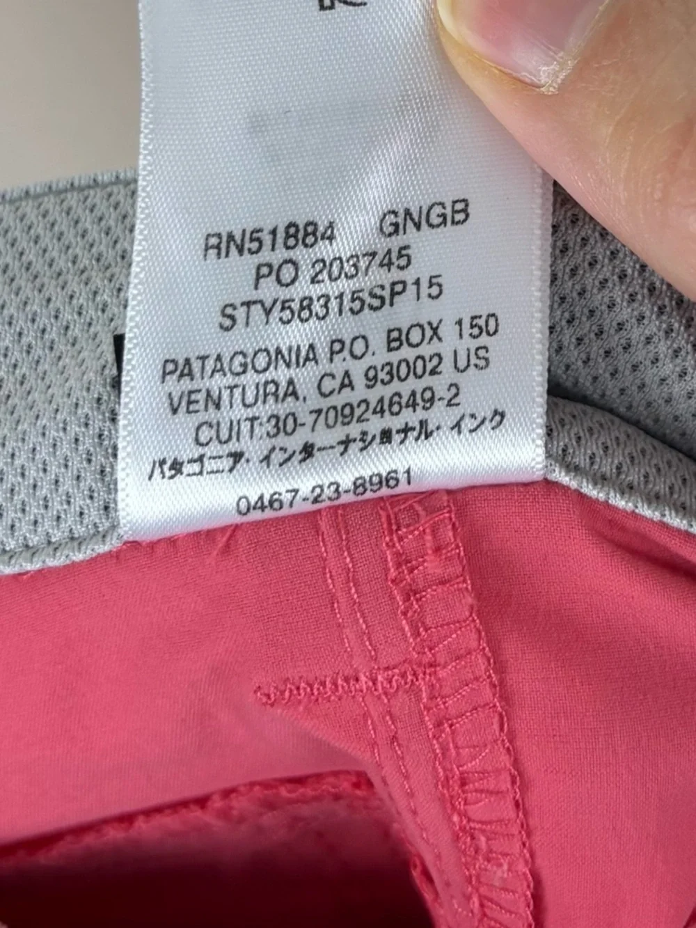 Patagonia Quandary Skirt Womens 6 Pink Hiking Outdoor Stretch Cargo Mini Skirt